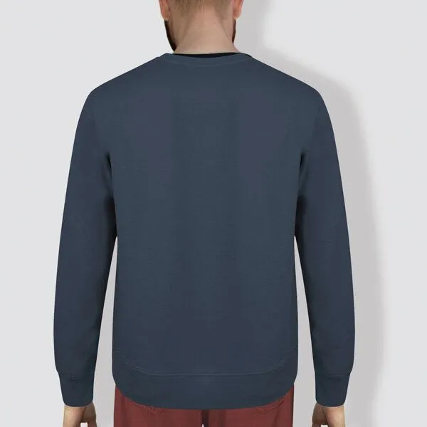 little kiwi little kiwi Herren Sweater, "Fuchs", Denim blue - blau, – Produktbild 3 von 3
