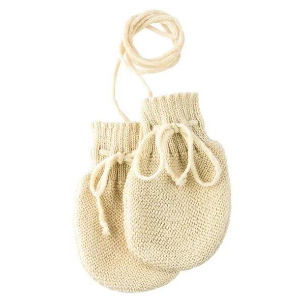 Disana Disana Strick-Handschuhe bio Merinowolle, Natur, – Produktbild 1 von 3