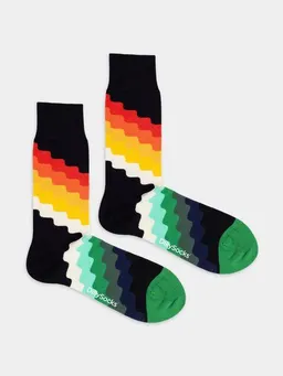 DillySocks DillySocks Bunte Socken, Bio Baumwolle, pixel flame – Produktbild 1 von 1