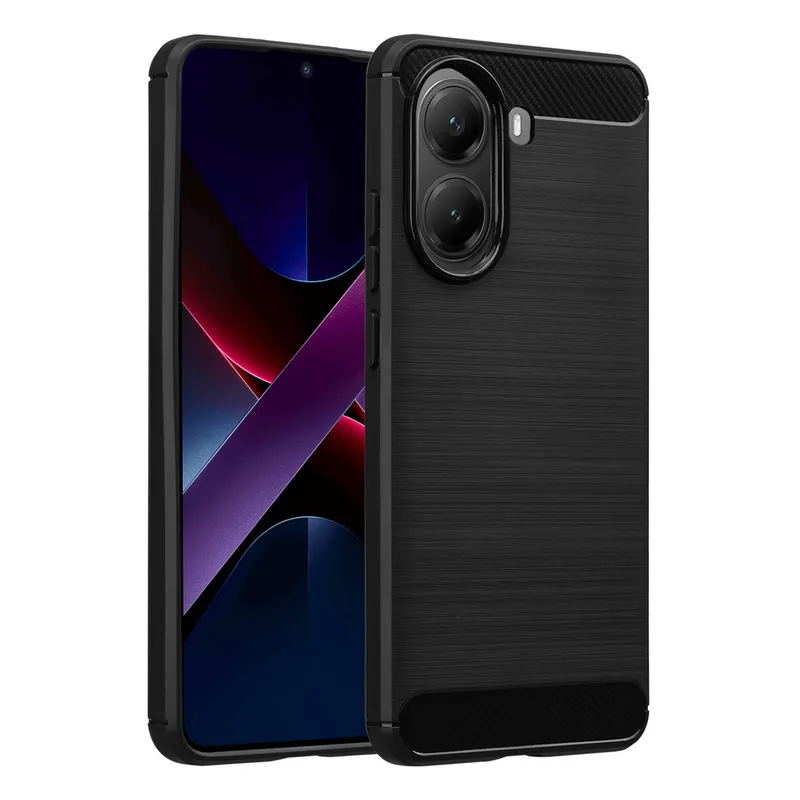 imoshion imoshion Brushed Back Cover für das Xiaomi Poco X7 Pro, Schwarz, – Produktbild 1 von 1