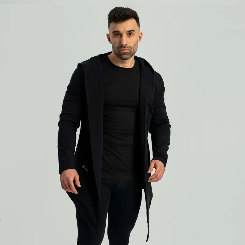 GymBeam OG1 STRIX Cardigan Hoodie in Black XL – Produktbild 1 von 1