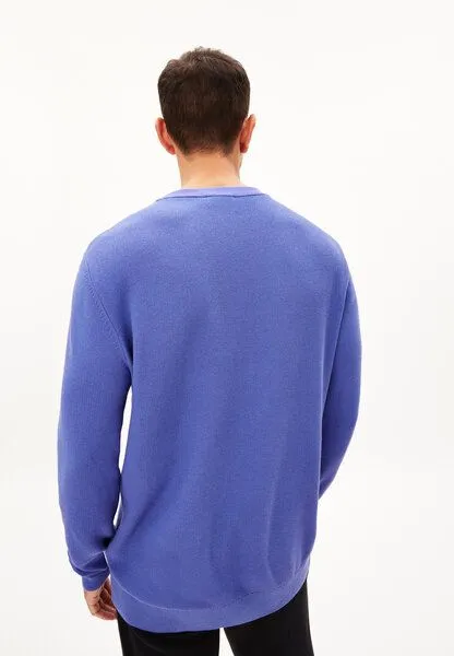 ARMEDANGELS ARMEDANGELS GRAANOS - Herren Pullover Regular Fit aus Bio-Baumwolle, Vibrant violet, – Produktbild 2 von 4