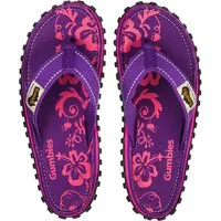 Gumbies GUMBIES Kids - Nachhaltige Zehentrenner für Jungen und Mädchen, Purple hibiscus (lila), – Produktbild 1 von 1