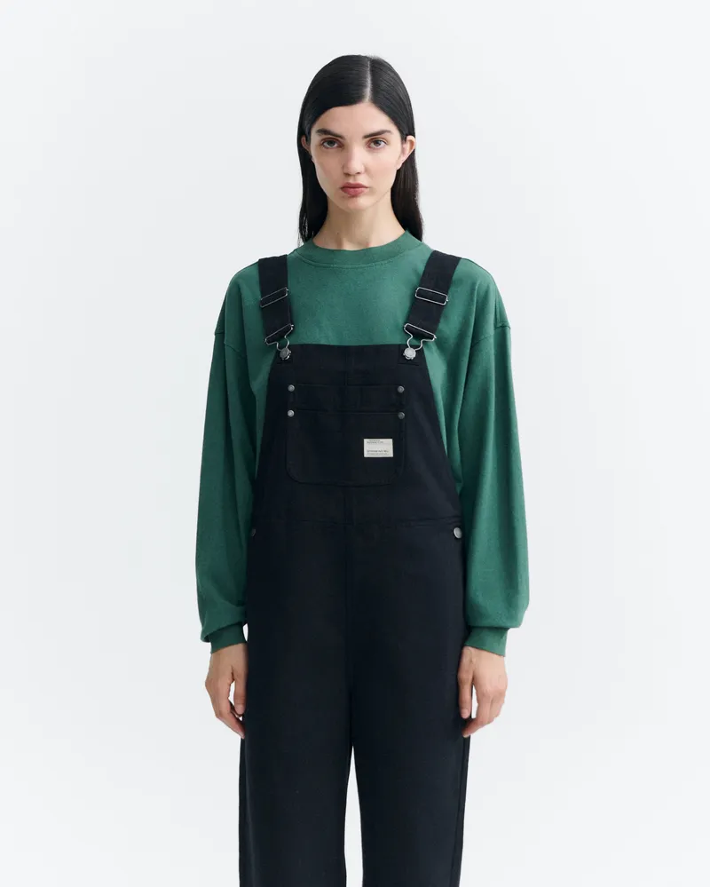 thinking mu Thinking MU Damen vegan Jumpsuit Lume Schwarz, Schwarz, – Produktbild 1 von 2