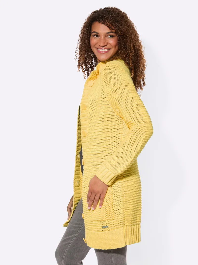 Witt Longstrickjacke, Zitrone, – Produktbild 2 von 2