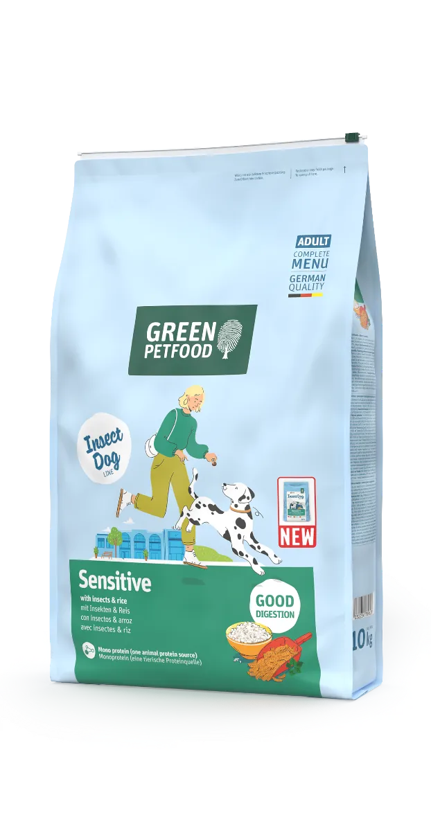 Green Petfood Sensitive with Insects & Rice 5x900g, Grün, – Produktbild 1 von 1