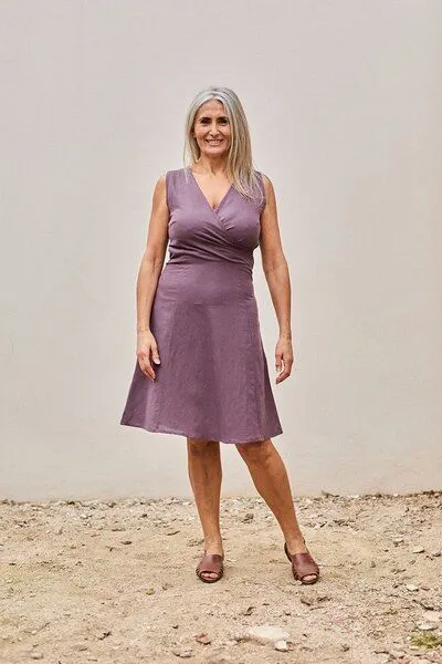 TIRALAHILACHA TIRALAHILACHA Fara Dress, Lila, – Produktbild 1 von 3