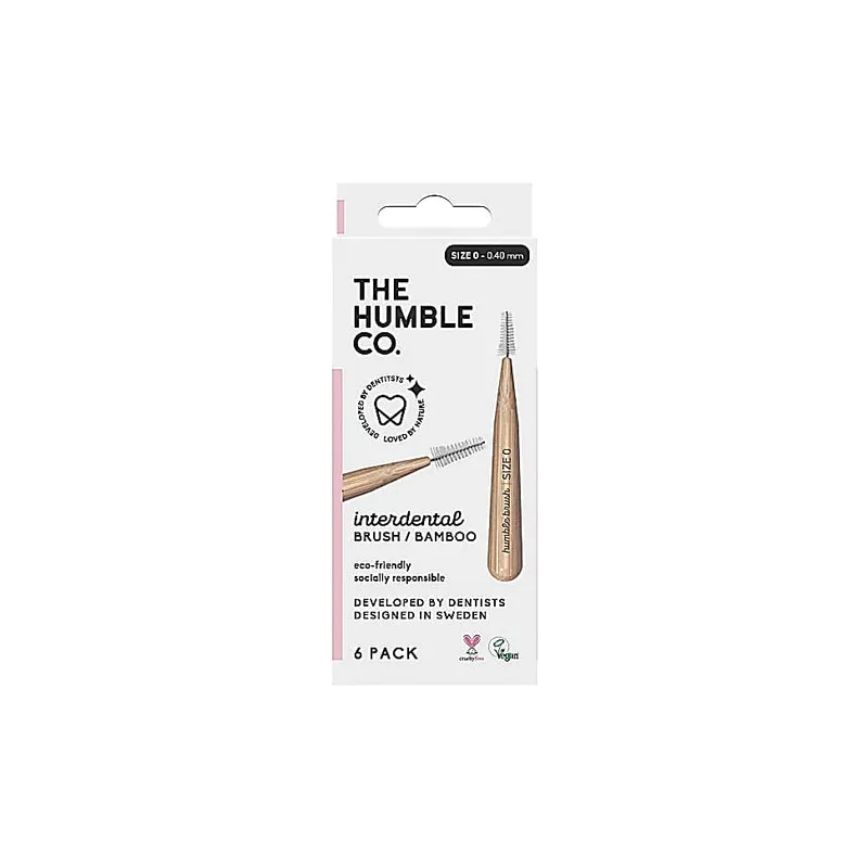 The Humble The Humble Co. Bambus Interdentalbürsten Größe 0 - Rosa – Produktbild 1 von 1