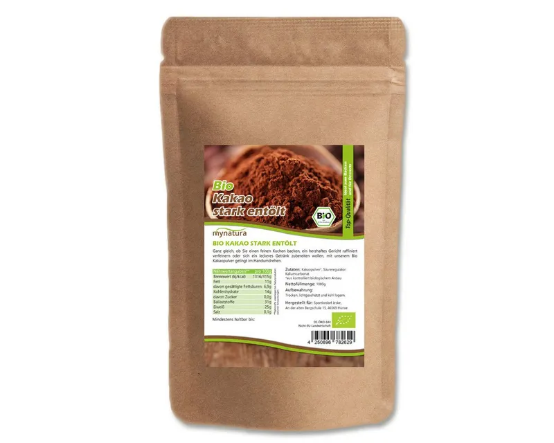 Mynatura Schokolade Mynatura Bio Kakao stark entölt – Produktbild 1 von 5
