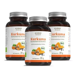 Cellavent Healthcare Bio Kurkuma Kapseln 1.100mg + fermentierter Pfeffer 3 Monate – Produktbild 1 von 1