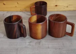 BY COPALA BY COPALA Kaffeetasse aus Holz, handgefertigter Becher aus Akazie, Cappuccino Tasse – Produktbild 1 von 1