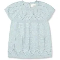 Sense Organics sense-organics Sommerliches Baby Strickkleid Orla in graublau von Sense Organics GOTS – Produktbild 1 von 1