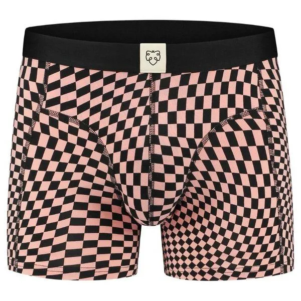 A-Dam A-Dam Boxerbrief Gemustert, Charlie checker (schwarz/ beige), – Produktbild 1 von 1