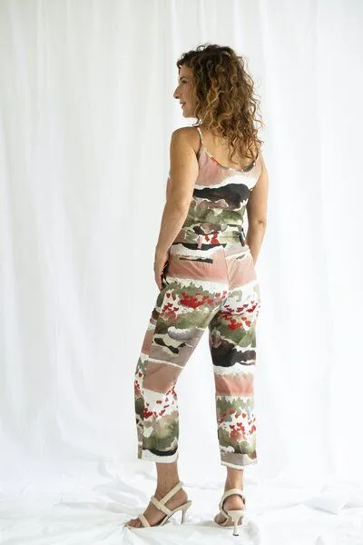 Sophia Schneider-Esleben Sophia Schneider-Esleben Paperbag Gita - Hose aus Bio Baumwolle, Mohn (rosa)(rot), – Produktbild 3 von 3