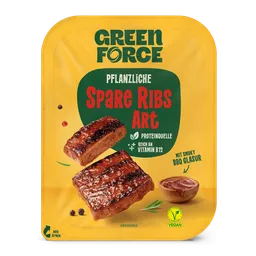 GREENFORCE Pflanzliche Spare Ribs Art, 190g – Produktbild 1 von 1