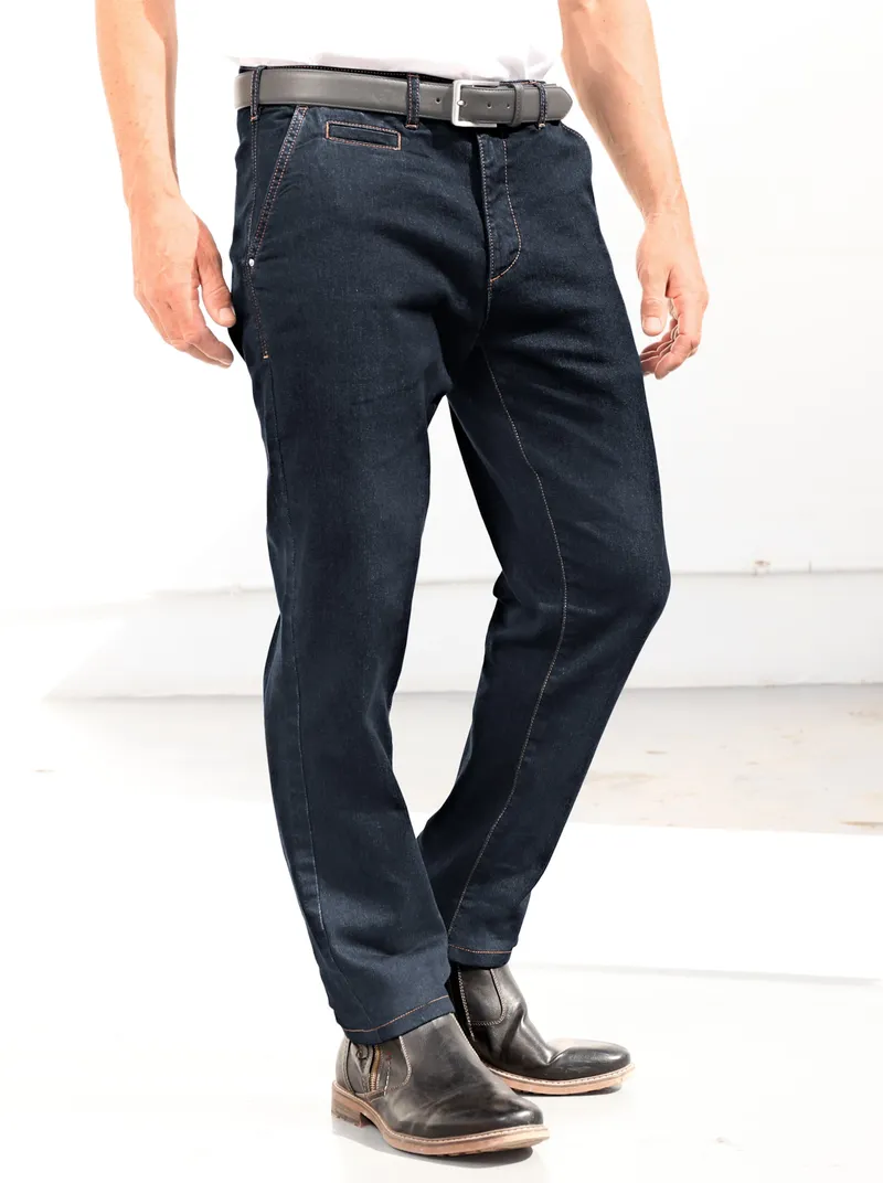 marco donati Thermojeans, Dark blue denim, – Produktbild 2 von 3