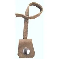 Ritagli di G Ritagli di G Token-Halter PENNY aus recyceltem Leder für Taschen 100% Made in Italy, Creme, – Produktbild 1 von 1