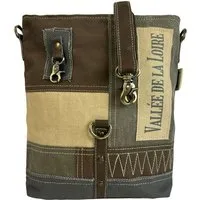 Sunsa Sunsa Vintage Umhängetasche. Damen Canvas und Leder Schultertasche – Produktbild 1 von 1