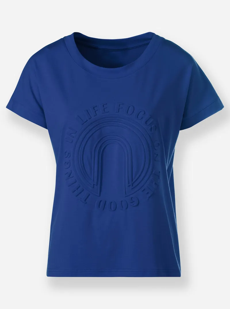 heine Kurzarmshirt royalblau, Royalblau, – Produktbild 2 von 2