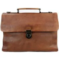 manbefair manbefair BUSINESSTASCHE ODIN Leder, Rot-braun, – Produktbild 1 von 1