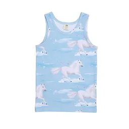 Walkiddy Kinder Unterhemd GOTS-zertifiziert aus Bio-Baumwolle hellblau mit Pferde-Motiv – Walkiddy – Produktbild 1 von 1