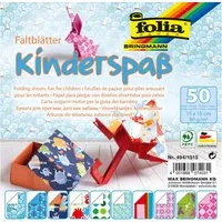 folia folia Faltblätter "Kinderspaß" 80g/m², 15x15cm – Produktbild 1 von 1