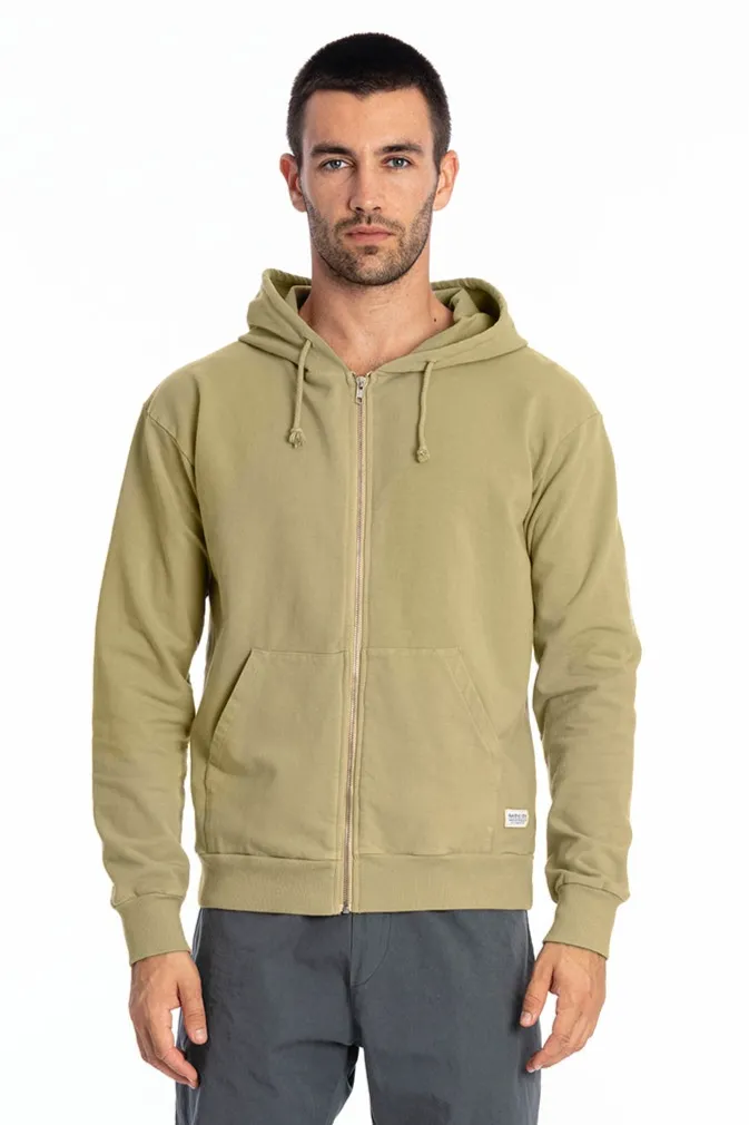 RAVENS VIEW IBIZA RAVENS VIEW IBIZA Herren vegan Hoodie Zip Ibiza Dark Aloe, Grün, – Produktbild 1 von 1