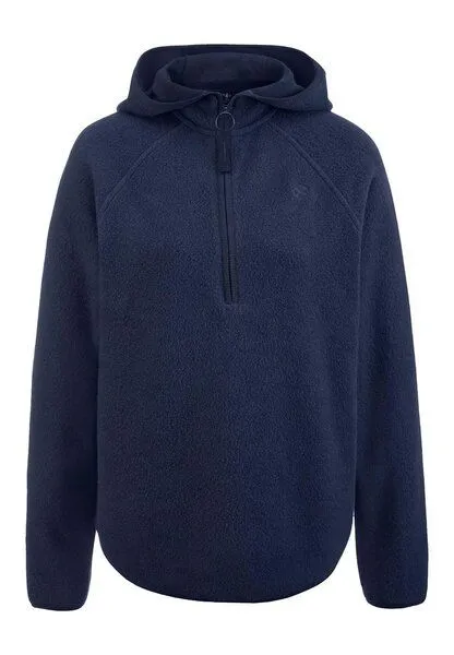 hessnatur hessnatur Fleece Hoodie Relaxed ACTIVE LIGHT aus reiner Bio-Baumwolle, Mitternachtsblau, – Produktbild 6 von 7