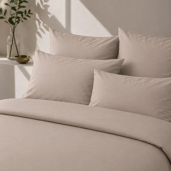 Mary Rose® Mary Rose® Soft Perkal Bettwäsche, 100% Bio-Baumwolle GOTS, Cradle to Cradle Certified® Gold, Gold, – Produktbild 1 von 7