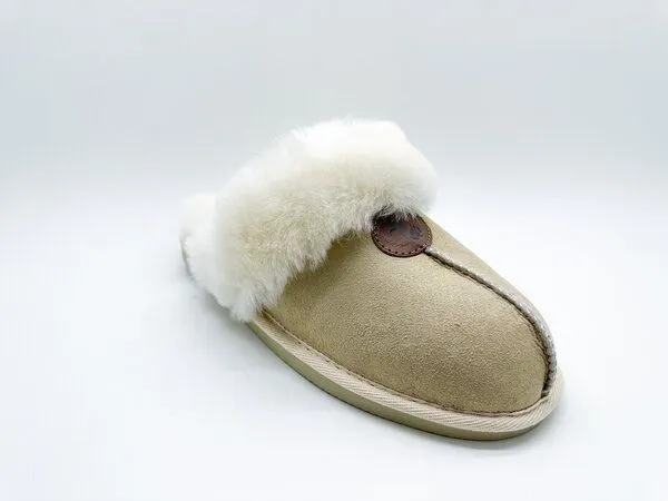 thies Pantoffel aus Schaffell "thies Pantoffel", Metallic gold, – Produktbild 2 von 4
