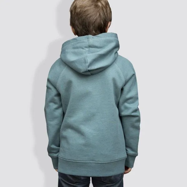 little kiwi little kiwi Kinder Hoodie, "Libelle", Eucalyptus – Produktbild 4 von 4