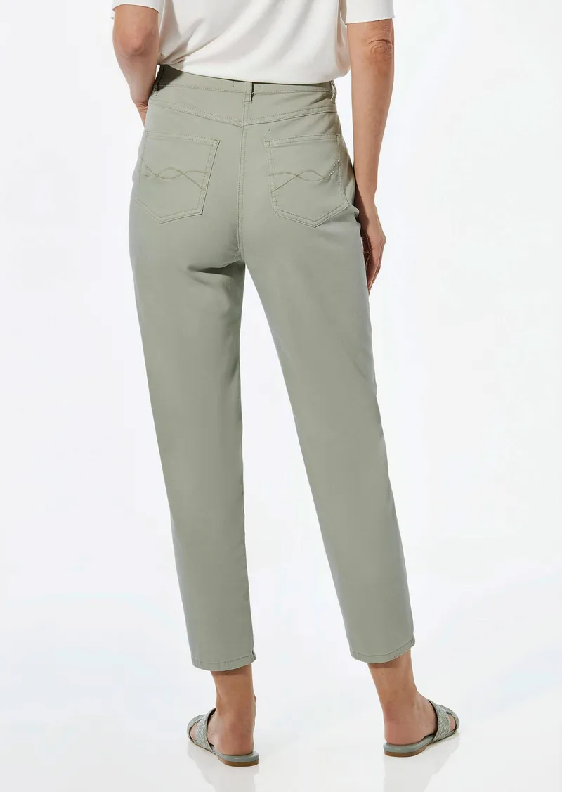Karottenhose SARA in 7/8-Länge - graugrün - Gr. 265 von Goldner Fashion, Grün, – Produktbild 3 von 3