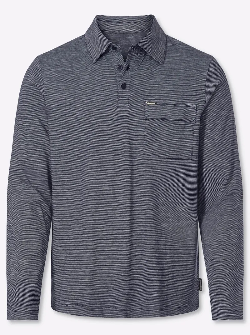 marco donati Langarmshirt marine-gestreift, Marine-gestreift, – Produktbild 1 von 2