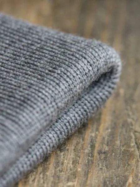 FUXBAU FUXBAU Kinder Merino Kork Beanie, Graumeliert, – Produktbild 3 von 4