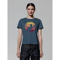 watapparel watapparel T-Shirt Frauen Sunset Katze & Rotwein – Produktbild 1 von 1