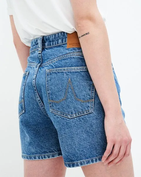 Kuyichi Kuyichi Jeansshorts - Demi Short, Blau (vintage blue), – Produktbild 3 von 6