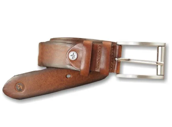 Greenbelts Greenbelts Herren Ledergürtel SANDRO, Cognac, – Produktbild 4 von 5