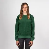 LANGBRETT LANGBRETT Frottee Sweater Frauen, Waldgrün (grün), – Produktbild 1 von 1