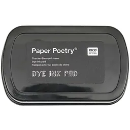 Rico Design Rico Design Paper Poetry Tusche Stempelkissen Schwarz – Produktbild 1 von 1