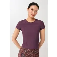 mandala Mandala Fitted T-Shirt, Burgundy (lila), – Produktbild 1 von 1