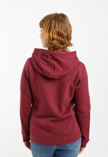 TORLAND TORLAND Damen Hoodie DANI, Rot (burgundy), – Produktbild 2 von 4