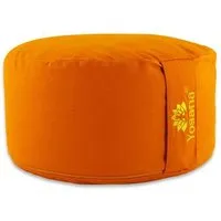 Yosana Yosana Yogakissen XL, 35cm rund, Meditationskissen mit Deutscher Bio-Dinkelspelzen Füllung, Orange, – Produktbild 1 von 1