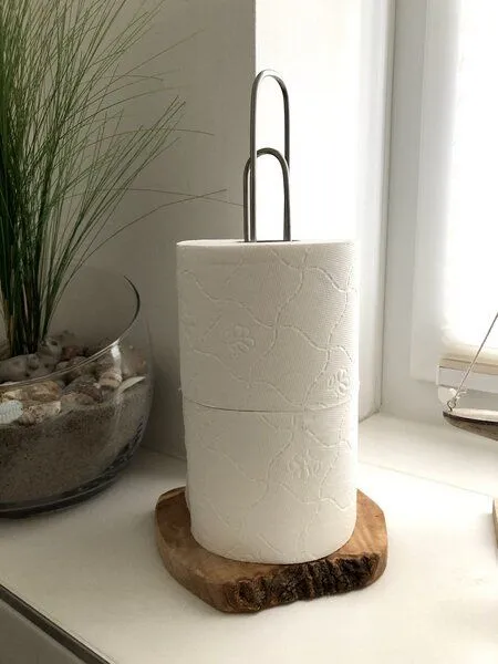 Olivenholz erleben Olivenholz erleben WC-Rollen-Ständer Olivenholz design – Produktbild 4 von 4