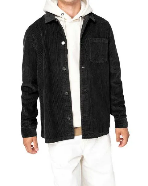 YTWOO YTWOO Umweltfreundliche Jacke aus Kord - 100% Bio-Baumwolle, Schwarz, – Produktbild 3 von 4