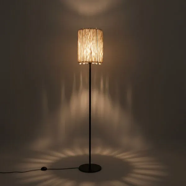 ALMUT von Wildheim ALMUT von Wildheim Stehlampe mit Lampenschirm Zylinder aus 100 % Wolle vom Tiroler Stein- und Bergschaf – Produktbild 4 von 4