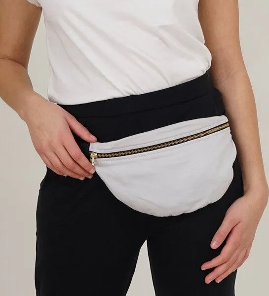 Lena Schokolade Lena Schokolade Hipbag aus Bio-Baumwolle, Steingrau, – Produktbild 4 von 4