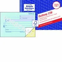 Avery Zweckform Avery Zweckform Formularbuch '1736' Quittung ECF – Produktbild 3 von 3