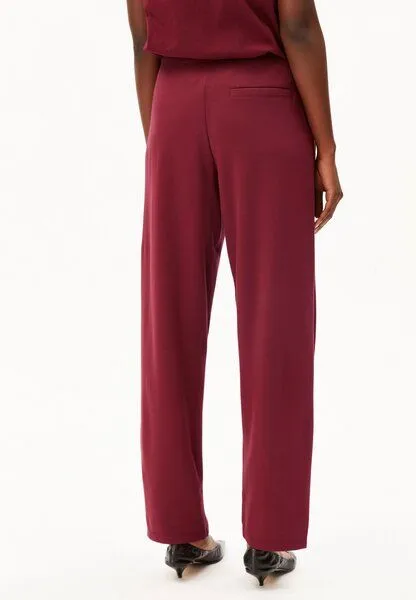 ARMEDANGELS ARMEDANGELS JERSEY BARREL Damen Hose aus LENZING ECOVERO Viskose Mix, Velvet red, – Produktbild 2 von 4