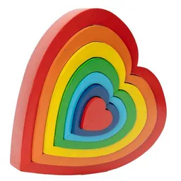 El Puente El Puente Puzzle "Regenbogen-Herz" – Produktbild 1 von 1