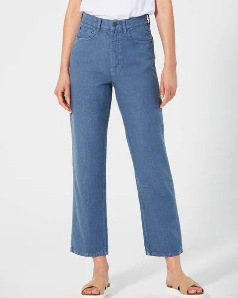HempAge HempAge Damen Hanf Jeans aus Hanf und Bio-Baumwolle, Blueberry, – Produktbild 3 von 3